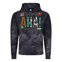 Cloud Black i do it for the aha moments teacher Vintage Hoodie - OliviaCreatesArt