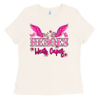 Bone Not all heroes wear capes Cancer Awareness Ladies Tee - HowdyJamesFarm