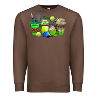 Chestnut tennis coffee cups Premium Sweatshirt - AdoDesignShop