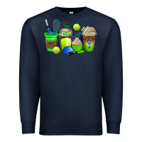 Navy tennis coffee cups Premium Sweatshirt - AdoDesignShop