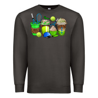 Smoke tennis coffee cups Premium Sweatshirt - AdoDesignShop