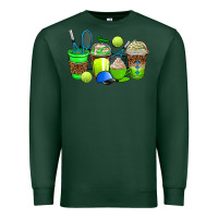 Sports Green tennis coffee cups Premium Sweatshirt - AdoDesignShop