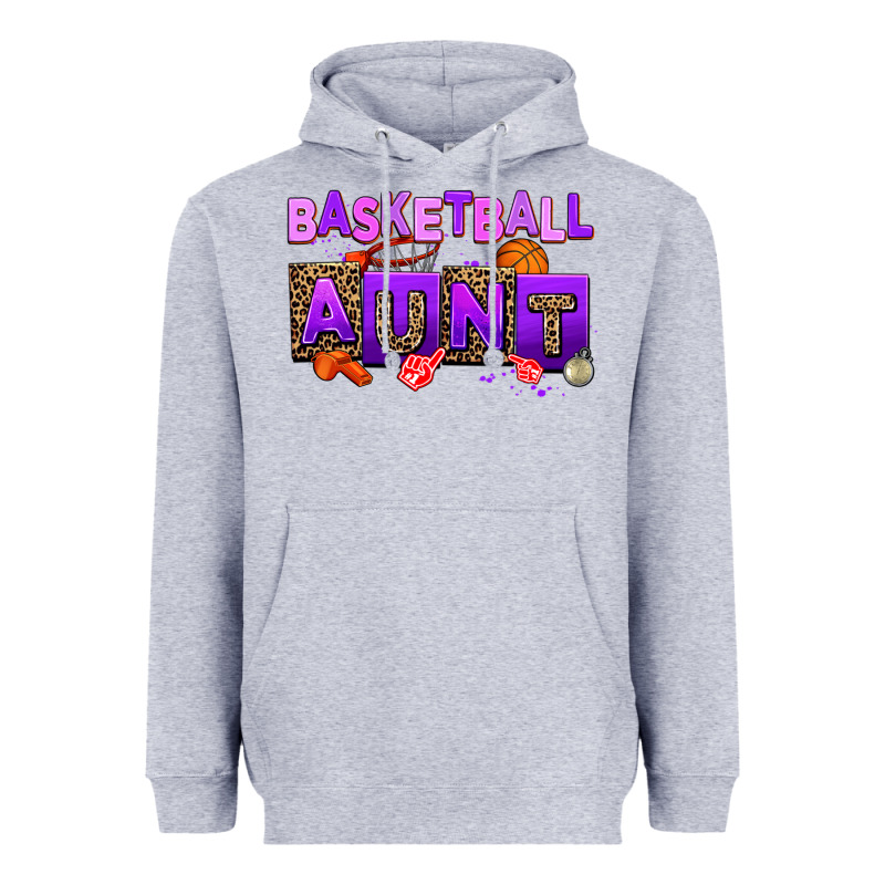 Basketball Aunt Heavyweight Hoodie by AdoDesignShop | Teevron
