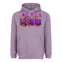 Lavender basketball aunt Heavyweight Hoodie - AdoDesignShop