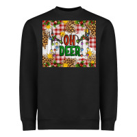 Black Oh Deer Heavyweight Sweatshirt - Artiststas