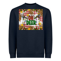 Navy Oh Deer Heavyweight Sweatshirt - Artiststas