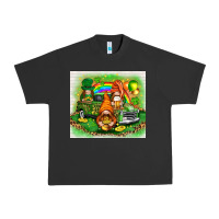 Pigment Black St. Patrick's Day gnomies with truck tumbler Urban Heavy Tee - HowdyJamesFarm