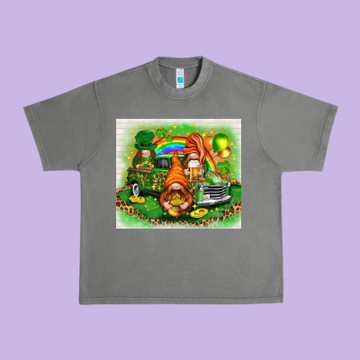 St. Patrick's Day Gnomies With Truck Tumbler Urban Heavy Tee Designed By Howdyjamesfarm