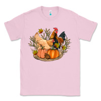 Bubblegum Pink fall coop animals pumpkin Classic Tee - Artiststas