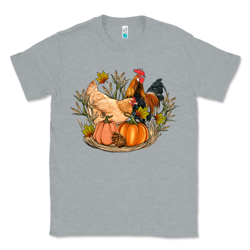 Fall Coop Animals Pumpkin Classic Tee by Artiststas | Teevron
