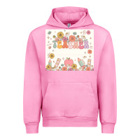 Fuchsia Pink teacher custom name Urban Hoodie - JahusDesignShop