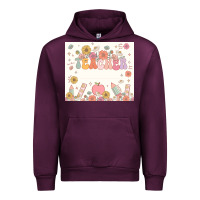 Mauve Wine teacher custom name Urban Hoodie - JahusDesignShop