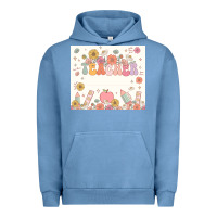 Pigment Pebble Blue teacher custom name Urban Hoodie - JahusDesignShop