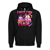 Black candy corn cutie Zipper Hoodie - BarkalooDesign