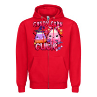 Red candy corn cutie Zipper Hoodie - BarkalooDesign