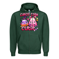 Sports Green candy corn cutie Zipper Hoodie - BarkalooDesign