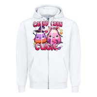 White candy corn cutie Zipper Hoodie - BarkalooDesign