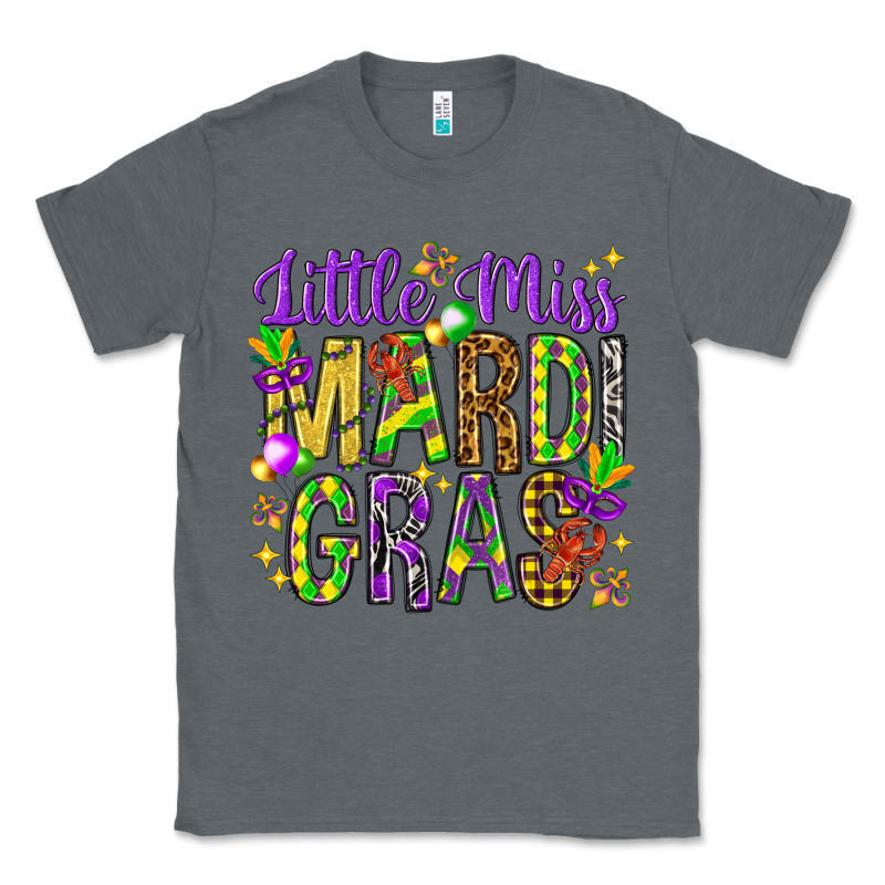 Little Miss Mardi Gras Classic Tee by HowdyJamesFarm | Teevron
