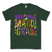 Sports Green Little miss Mardi Gras Classic Tee - HowdyJamesFarm