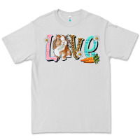 Dove Grey Love Easter Rabbit Premium Tee - NancyCooperArtShop