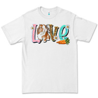 White Love Easter Rabbit Premium Tee - NancyCooperArtShop