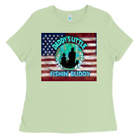 Daddy's Little Fishin Buddy Ladies Tee | Teevron