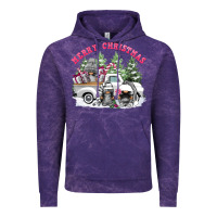 Cloud Purple merry christmas gnomies Vintage Hoodie - FaDigitalArtStudio