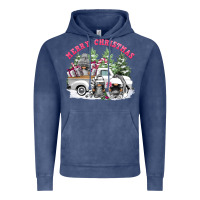 Vintage Denim merry christmas gnomies Vintage Hoodie - FaDigitalArtStudio
