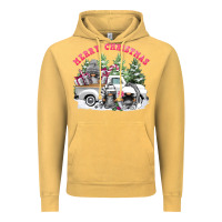 Vintage Mustard merry christmas gnomies Vintage Hoodie - FaDigitalArtStudio