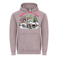 Vintage Zinc merry christmas gnomies Vintage Hoodie - FaDigitalArtStudio