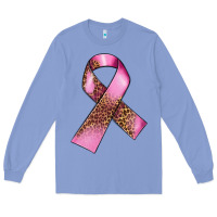 Colony Blue Breast Cancer ribbon Long Sleeve Tee - FaDigitalArtStudio