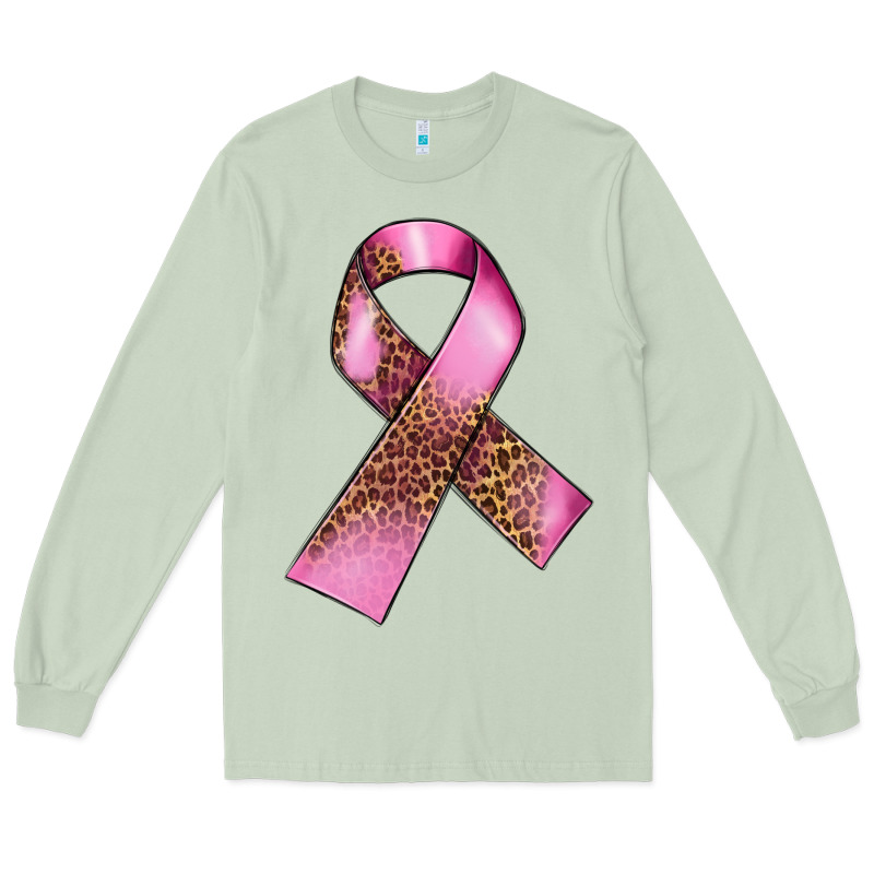 Breast Cancer Ribbon Long Sleeve Tee by FaDigitalArtStudio | Teevron