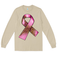 Mushroom Breast Cancer ribbon Long Sleeve Tee - FaDigitalArtStudio
