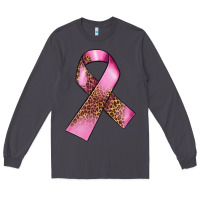 Smoke Breast Cancer ribbon Long Sleeve Tee - FaDigitalArtStudio