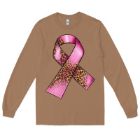 Toasted Coconut Breast Cancer ribbon Long Sleeve Tee - FaDigitalArtStudio