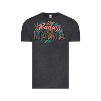 Vintage Black Badass Mama Mother's Day png sublimation design do Vintage Tee - CowGirlArtShop