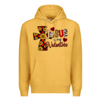 Jesus Is My Valentine Cross Premium Hoodie | Teevron