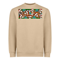 Mushroom Santa skeleton christmas Heavyweight Sweatshirt - Artiststas