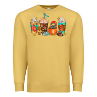Antique Gold American football coffee cups Premium Sweatshirt - AdoDesignShop