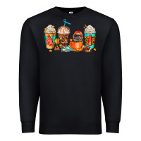 Black American football coffee cups Premium Sweatshirt - AdoDesignShop