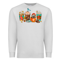 Dove Grey American football coffee cups Premium Sweatshirt - AdoDesignShop