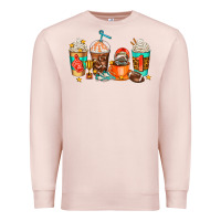 Pale Pink American football coffee cups Premium Sweatshirt - AdoDesignShop