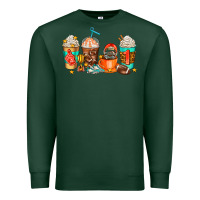 Sports Green American football coffee cups Premium Sweatshirt - AdoDesignShop