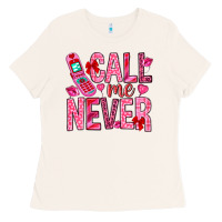Bone Call me never Valentine's Day Ladies Tee - HowdyJamesFarm