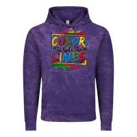 Cloud Purple color outside the lines autism Vintage Hoodie - OliviaCreatesArt