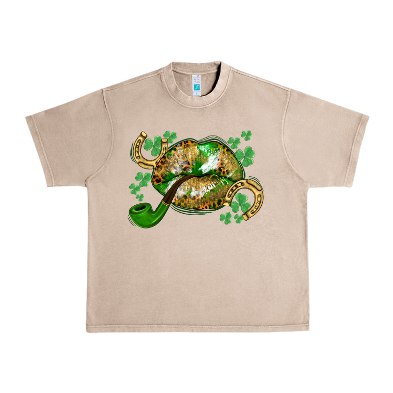 St. Patrick's Day Lips Urban Heavy Tee by CowGirlArtShop | Teevron