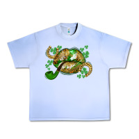 Grape Ice St. Patrick's Day lips Urban Heavy Tee - CowGirlArtShop