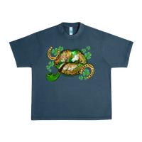 Midnight Navy St. Patrick's Day lips Urban Heavy Tee - CowGirlArtShop