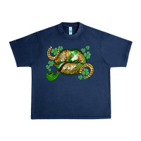 Navy St. Patrick's Day lips Urban Heavy Tee - CowGirlArtShop