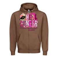 Chestnut heal cancer for nothing is impossible with god Zipper Hoodie - BarkalooDesign